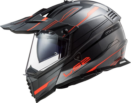 Casco Moto Ls2 436 Pioneer Evo Knight Doble Visor Motoscba