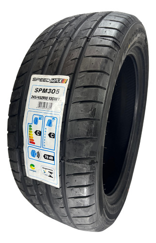 Pneu 245/45r18 100w Spm305 Speedmax Evoque Aro18 +brinde