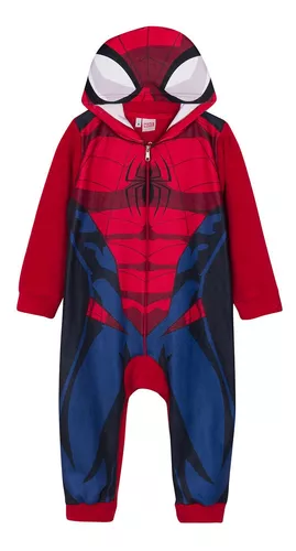 diámetro que te diviertas pegamento Pijama Niños Spiderman Entero Disfraz C/ Capucha Marvel®