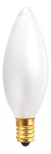 Lampara Incandescente Vela 25w Opal Rosca E14  X5 Unidad