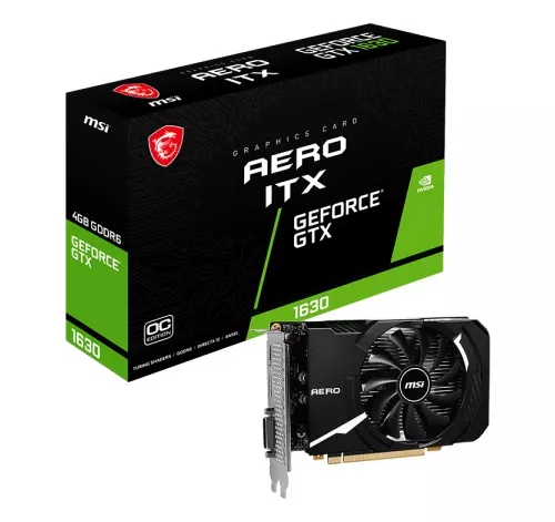 Placa De Video Nvidia Geforce Msi Gtx 1630 Aero Itx 4g Oc