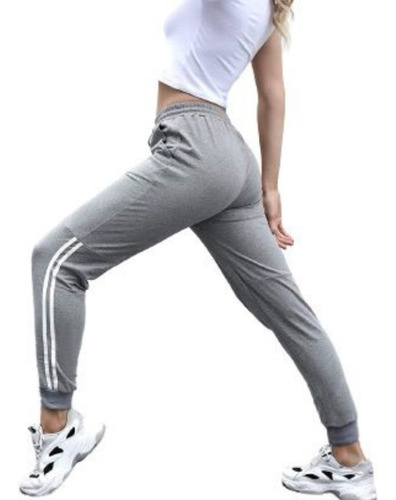 Pantalon Jogging Mujer Moderno Rustico Algodon Comodo Deport