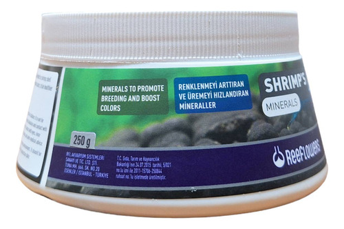 Suplemento Mineral Camarão Reeflowers Shrimp Minerals 250g