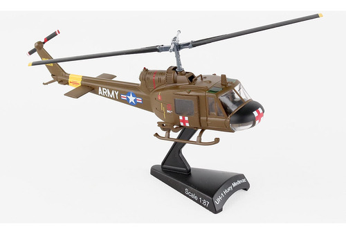 Sello Postal Daron Worldwide Trading Uh-1 Huey Medevac Us...