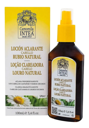 Camomila Intea Loção Clareadora Cabelo Louro Natural 100ml