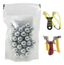 Comprar 200 Esferas Aço 7.14mm Estilingue Atiradeira Bolinha Bbs