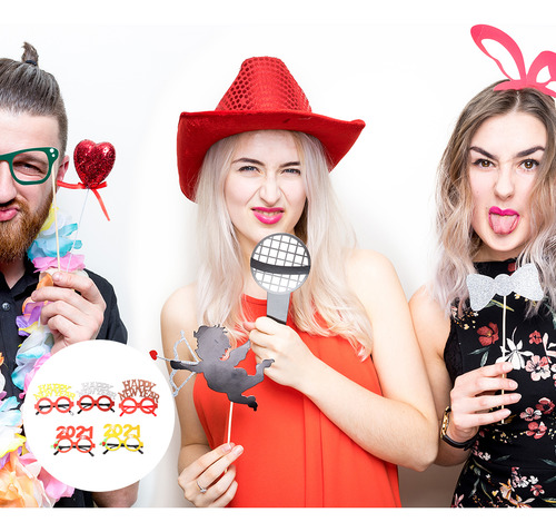 Gafas De Fiesta De 2021 Para Navidad 2021, Con Dibujos Anima