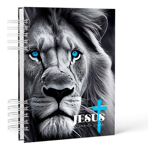Caderno Devocional Cristão Masculino - Leão De Judá 03