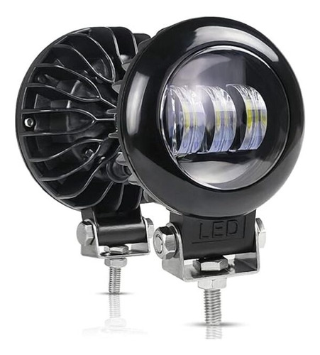 Faro Auxiliar Led New Xb Redondo 3led 12v/24v. Dzz