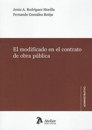 Libro Modificado En El Contrato De Obra Pública, El Original