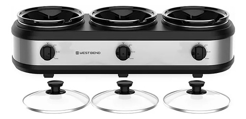 Olla De Coccion Lenta Electrica Triple West Bend 3 De 2.5 Qt