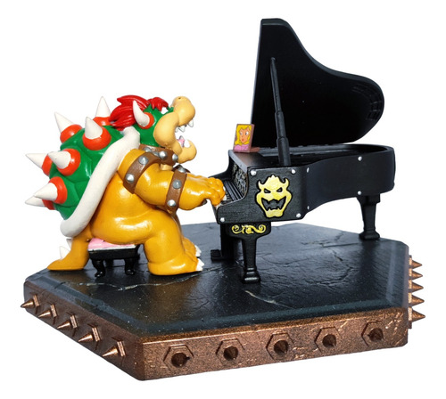 Figura Bowser Tocando Piano, Peaches
