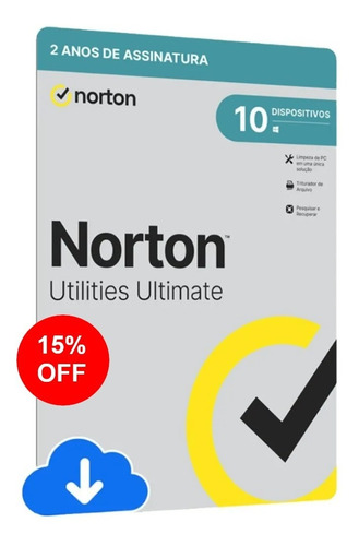 Norton Utilities Ultimate 10 Dispositivos Digital 24 Meses 