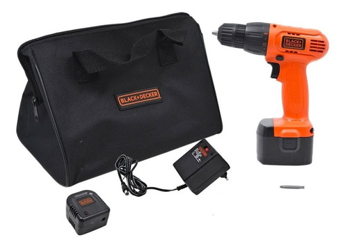 Imagem 1 de 4 de Furadeira Parafusadeira 3/8 Cd121ka 15 Peças + Bolsa B&d