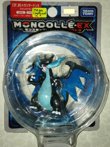 Pokemon Moncolle Esp 08 Mega Charizard X (mega Lizardon X)