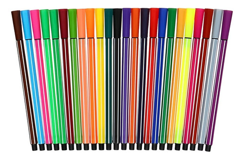 Pack De 20 Bolsas Pintar+24pcspluma De Acuarela Cumpleaños