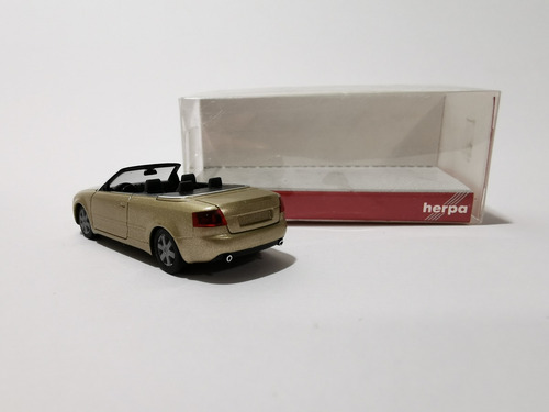 Herpa Audi A4 Cabrio Coleccion Germany A Escala 1/87 Dorado (Usado)