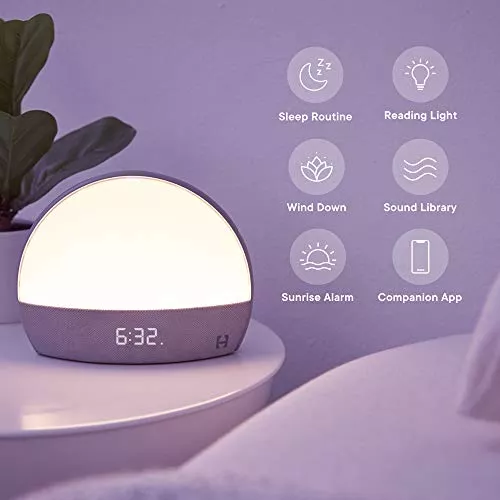 Máquina de sonido Luz inteligente Despertador Amanecer Despertador