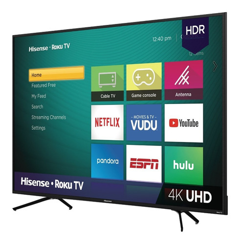 Imagen 3 de 4 de Pantalla Hisense 75r6e3 75 Pulgada Uhd 4k Roku Smart Tv 2020