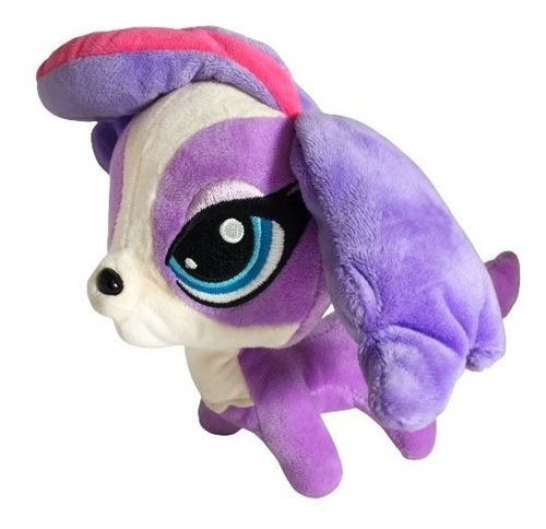 Imagen 3 de 4 de Peluche Importado Perrita Lila