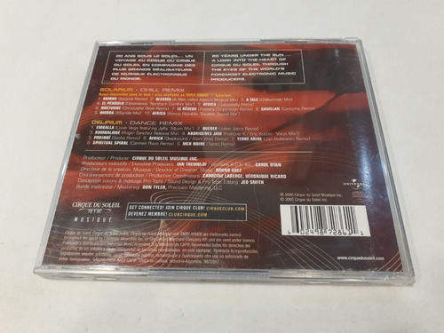 Solarium Delirium, Cirque Du Soleil 2 Cd 2005 Nacional 7/10 (Usado)