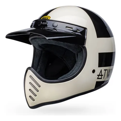 Casco Moto Integral Vértigo Vintage+antiparras. En Gravedadx