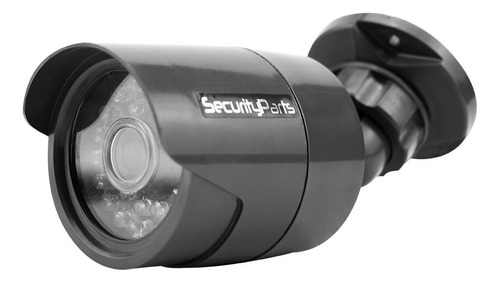 Câmera Falsa C/ Led À Pilha Sem Fio Bullet Biv Com Caixa Cor Preto
