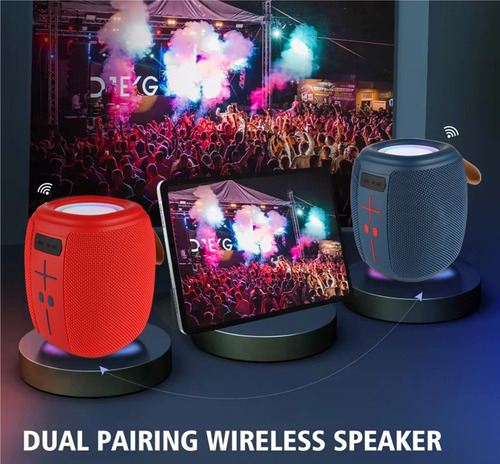Altavoz Bluetooth Subwoofer Inalámbrico De Alta Potencia