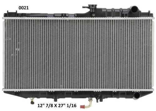 Radiador Lexus Es250 1990 Deyac T/a 26 Mm