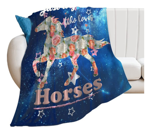 Just A Girl Who Loves Horse - Manta De Forro Polar De Micro