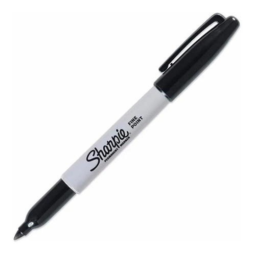 Marcador Permanente Sharpie Fino Negro 