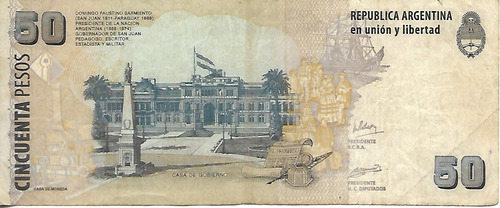 Bottero 3614 $ 50 Pesos Convertibles Serie B B- Palermo (Usado)