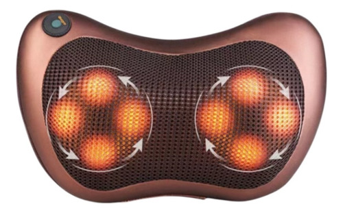 Masajeador Eléctrico Almohada Cojín Lumbar Cuello Piernas