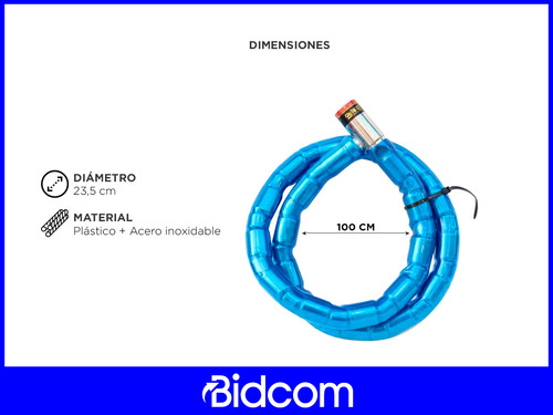 Cadena Linga De Seguridad Gadnic 2 Llaves Antirobo Resistent