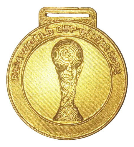 X10 Medallas Campeón Mundial Qatar 2022 Copa Del Mundo Imp3d