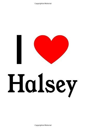 I Love Halsey Halsey Designer Notebook