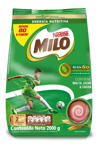 Milo Activ-go Nestlé X 2000 Grs - Kg a $36