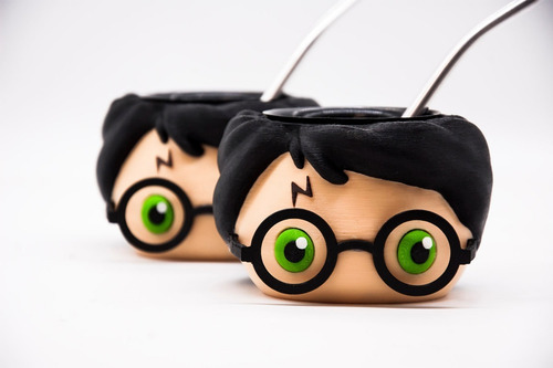 Imagen 3 de 4 de Mate Impreso En 3d Cabeza De Harry Funko Excelente Calidad