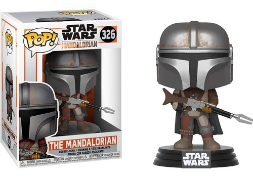 Funko Pop! Star Wars - The Mandalorian With Weapon #326