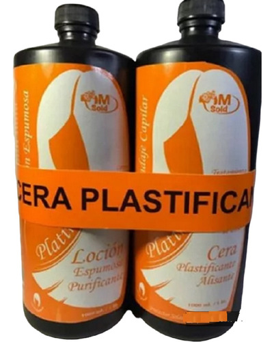 Tratamiento Capilar Cera Fría Plastificante  De 1000ml