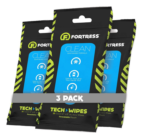 Tech Wipes - Toallitas Electrónicas Para Llevar (60 Unidades