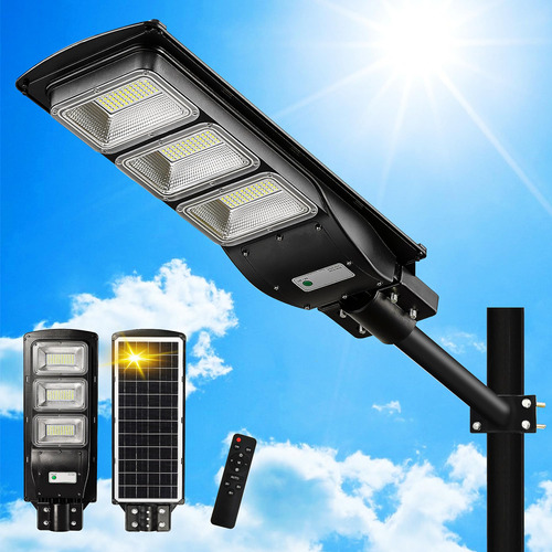 Lovus Luz De Calle Led Solar De 500 W 6000 Lúmenes Luces De