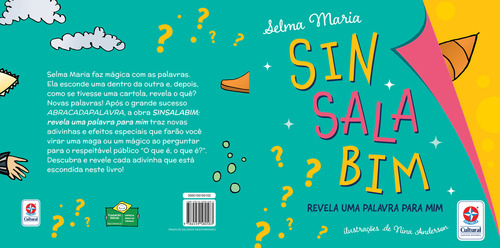 Sinsalabim: Revela Uma Palavra Para Mim: Revela Uma Palavra Para Mim, De Selma Maria., Vol. 1. Editorial Estrela Cultural, Capa Mole, Edição 1 Em Português, 2023