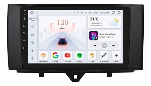 Estéreo Smart Fortwo 451 2011-2015 Carplay Android 2+32g Gps