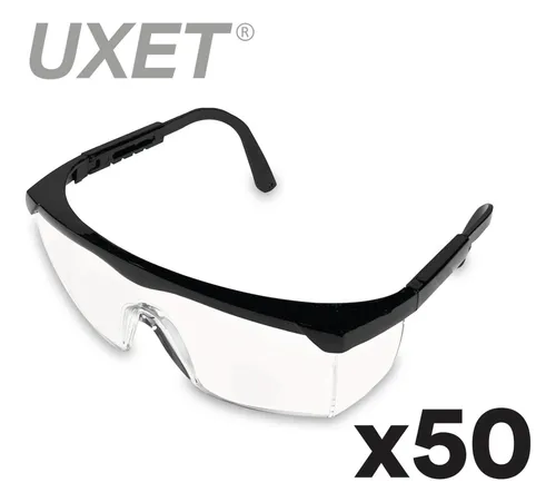 Anteojos X50 Lentes De Seguridad Transparente Uxet Mercurio