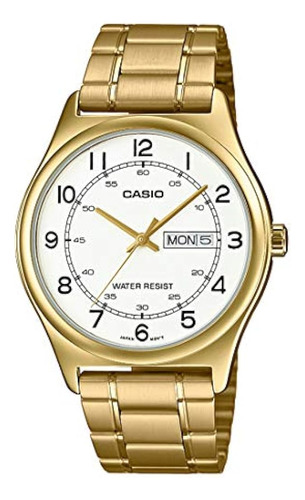 Casio Mtp-v006g-7b Reloj De Hombre De Acero Inoxidable En To