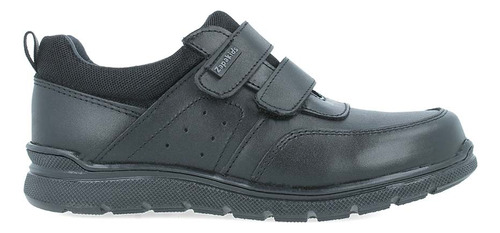 Zapato Escolar Zapakids Negro Mocasin Niño De Piel Talla. (1