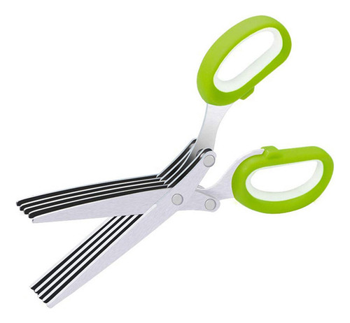 Tijeras Para Hierbas Con 5 Cuchillas, Utensilios De Cocina,