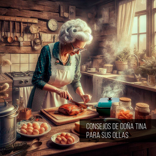 Set De 2 Sartenes Doña Tina Con 1 Tapa Aluminio Fundido -ltc