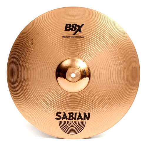 Platillo Sabian B8x Crash 16'' + Palillos Diámetro 16 In